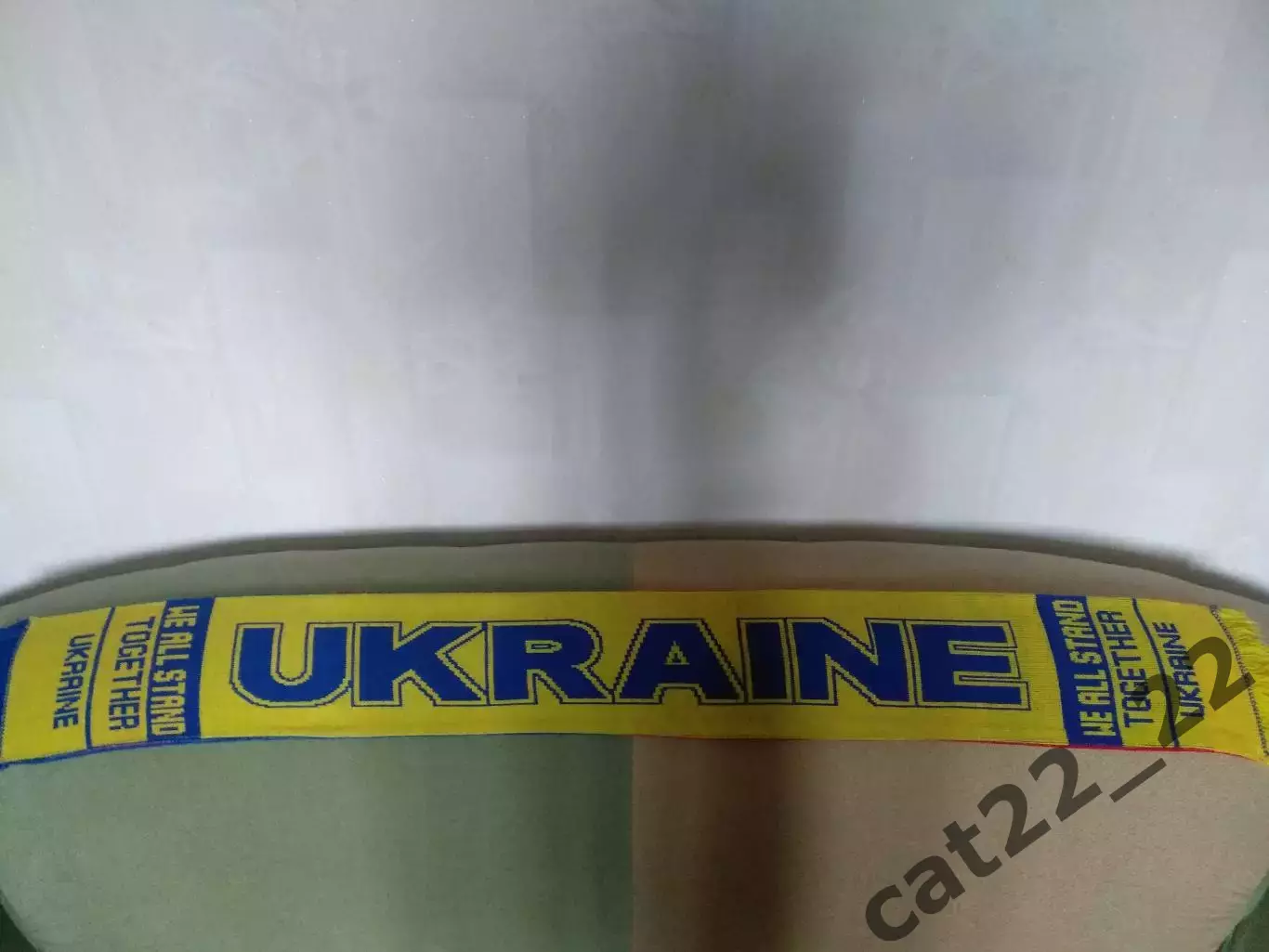 Лот № 95. Шарф футбольный. Уэльс - Украина 05.06.2022/Уэльс - Чехия 29.03.2022