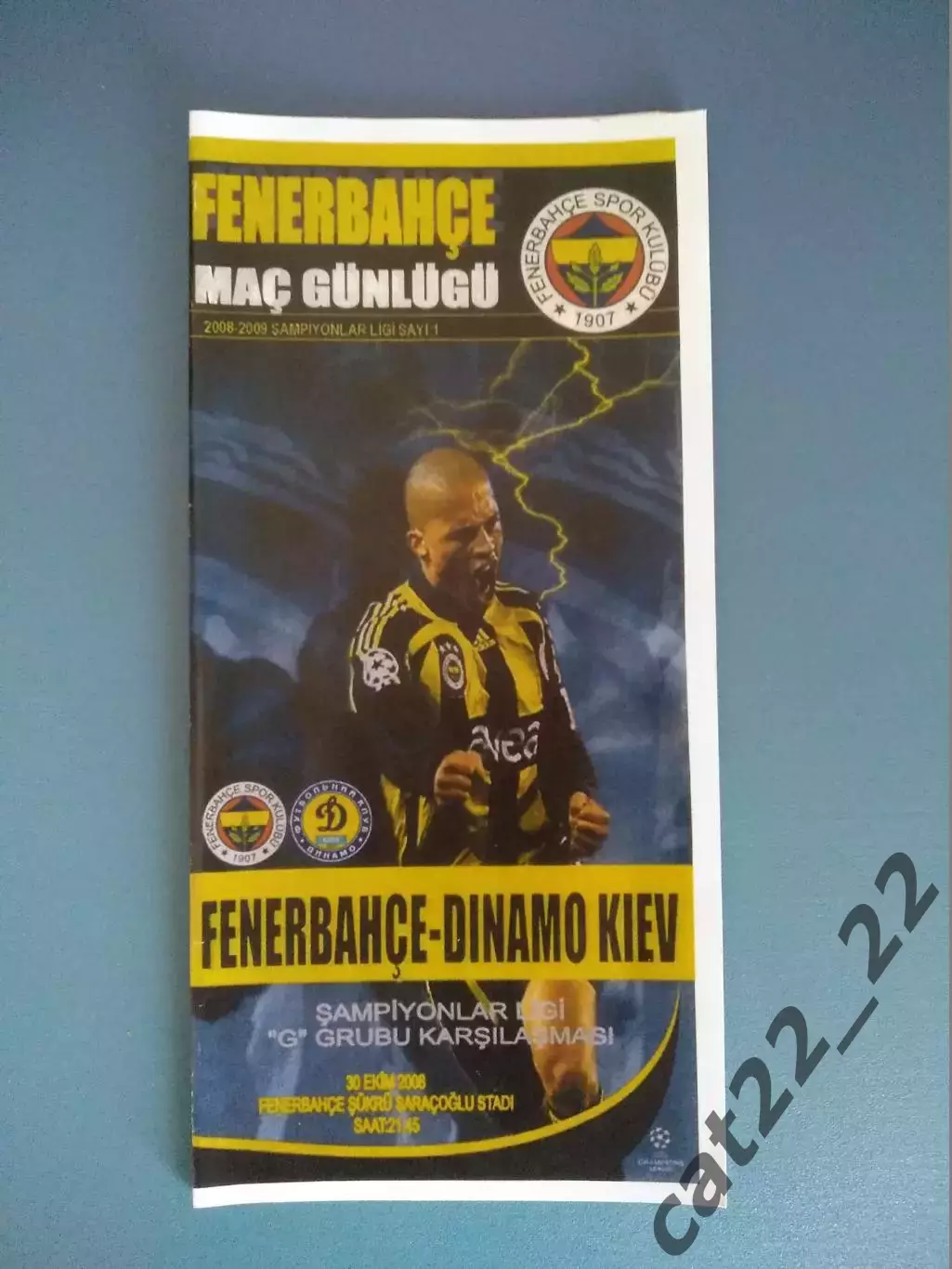 Фенербахче Стамбул Турция - Динамо Киев Украина 2008/2009