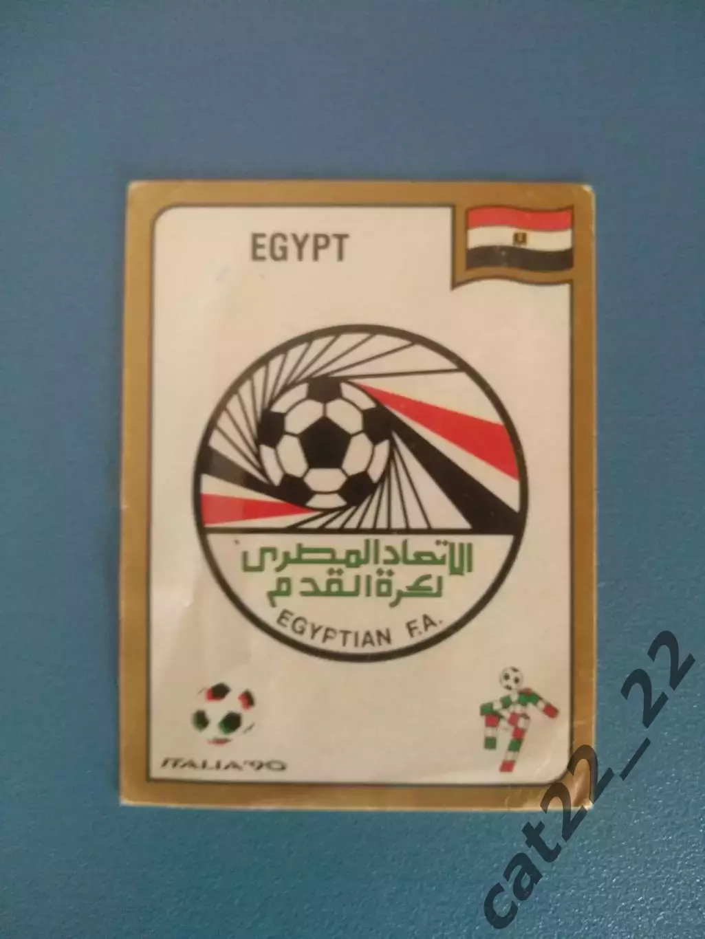 Наклейка. Панини/Panini. Чемпионат мира 1990. № 439