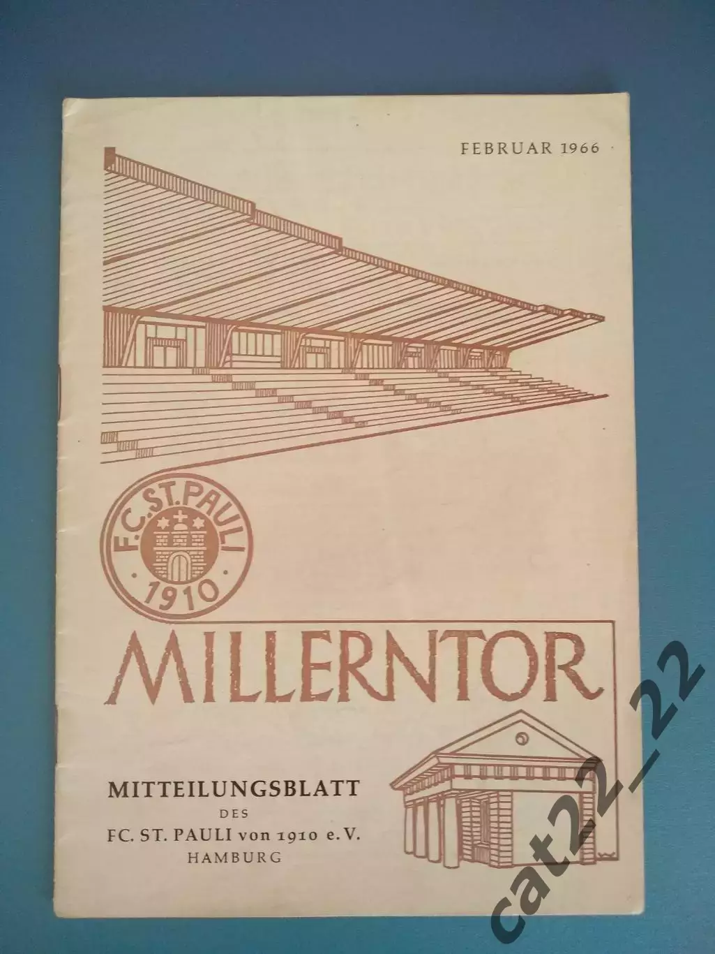 Буклет: Санкт - Паули Гамбург ФРГ/Германия 1966