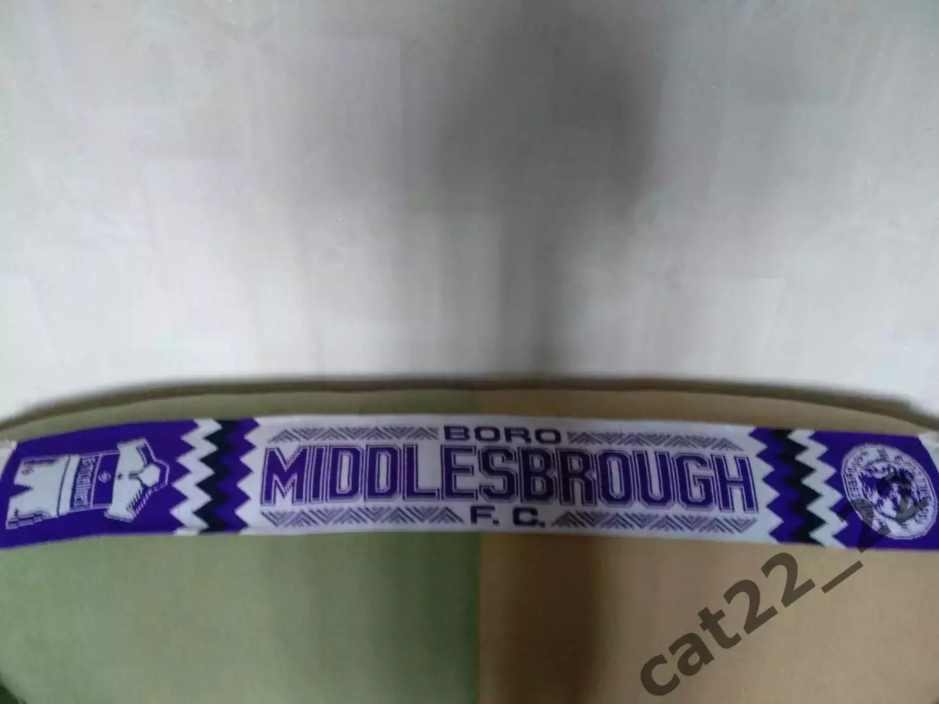 Лот № 108. Шарф. Мидлсбро Англия. 1990 - е года