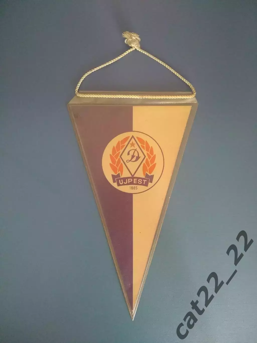 Автографы! Вымпел клубный Динамо Уйпешт Будапешт Венгрия 1969