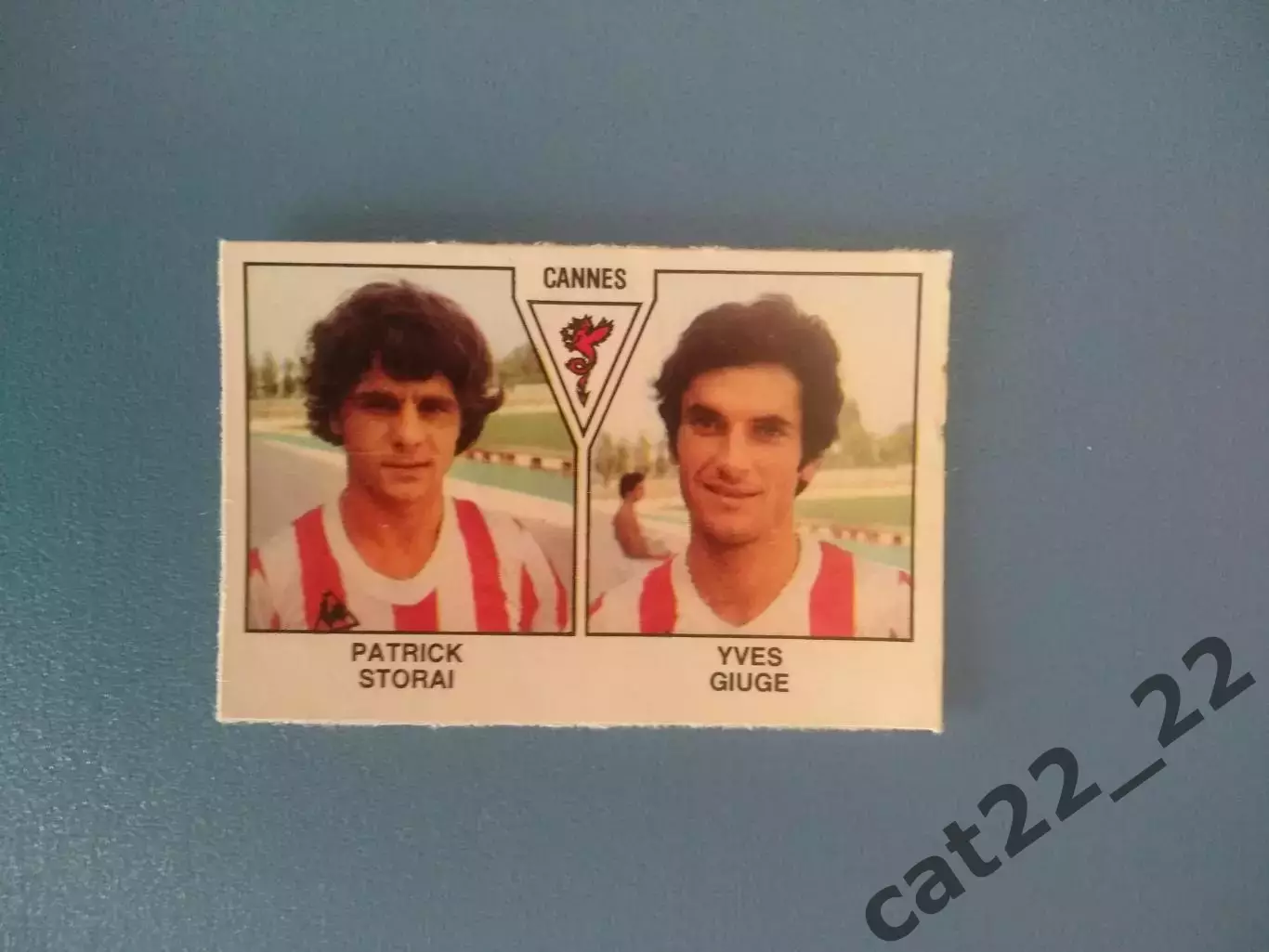 Наклейка. Панини/Panini. Чемпионат Франции. Франция 1979. № 370