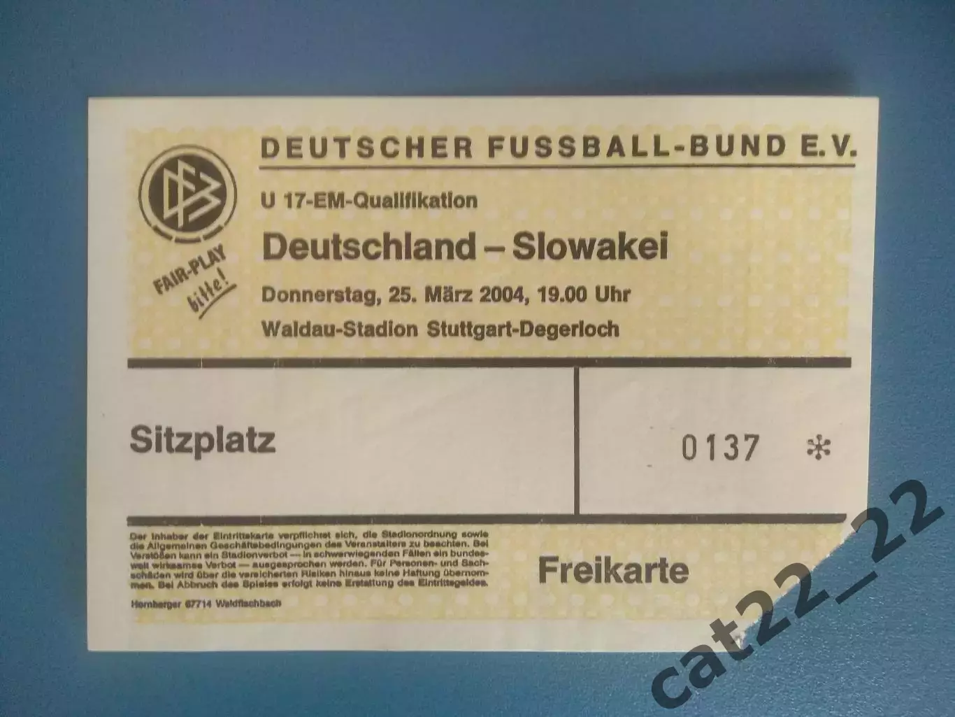 Германия - Словакия 25.03.2004