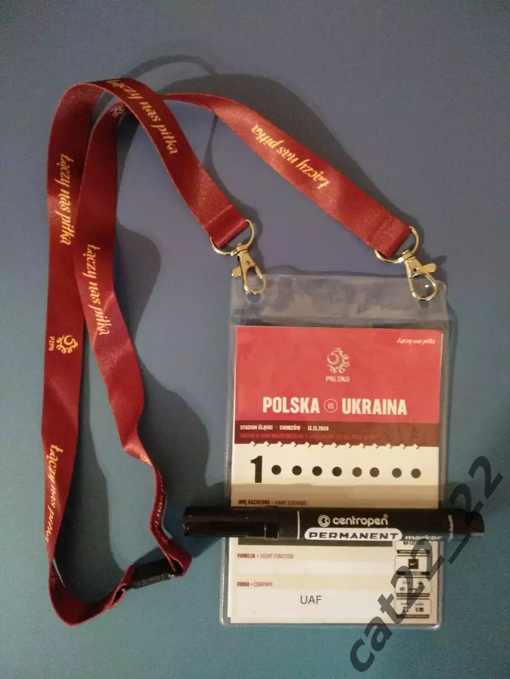 Матч без зрителей! Именная аккредитация на игру! Польша - Украина 11.11.2020