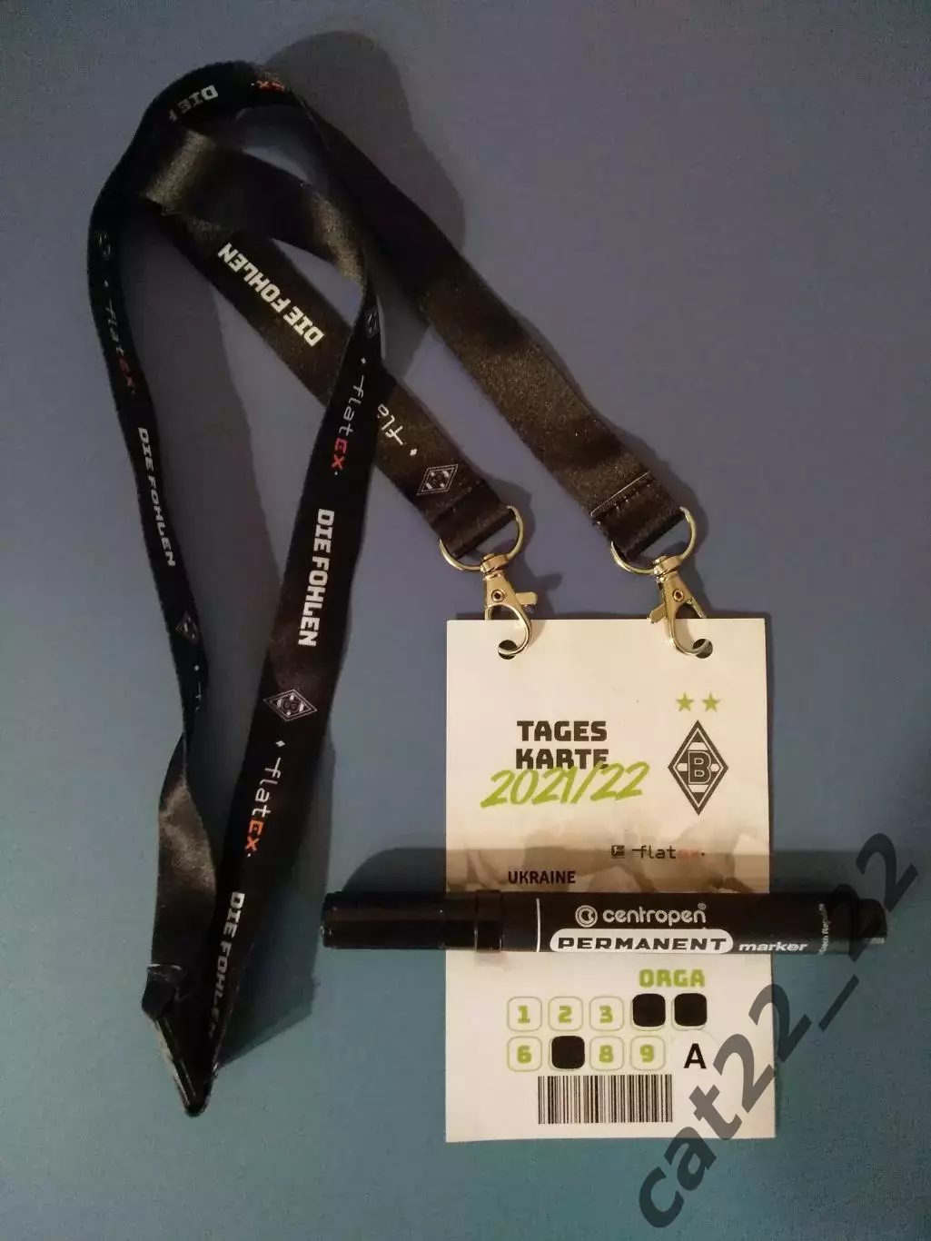 Именная аккредитация на игру! Боруссия Менхенгладбах Германия-Украина 11.05.2022