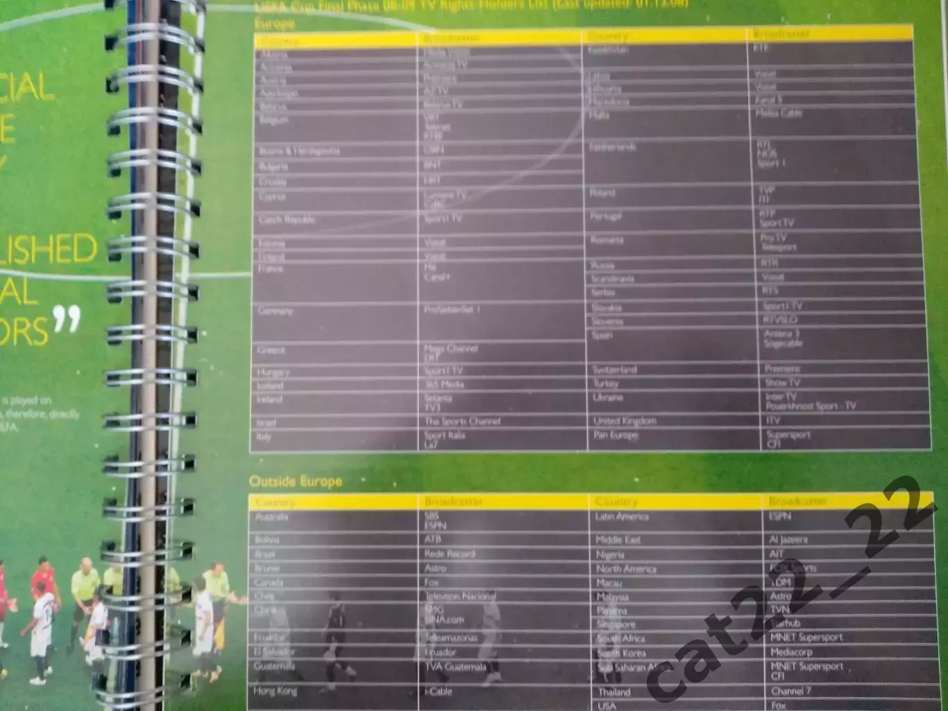 Книга/издание: Кубок УЕФА 2008/2009. Шахтер Донецк,Динамо Киев Украина 2008/2009 4