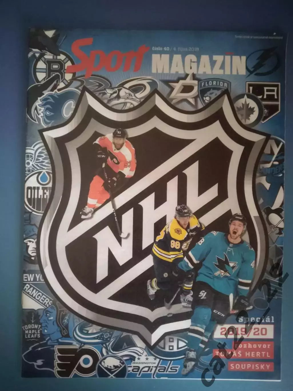 Журнал. Чехия. Хоккей. Чемпионат НХЛ. Сезон 2019/2020