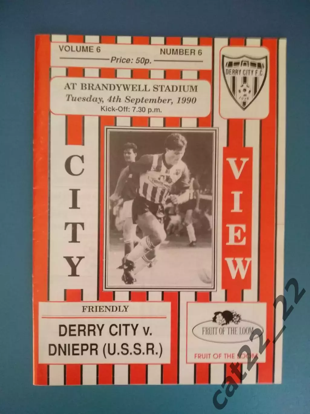 МТМ! Дерри Сити Ирландия - Днепр Днепропетровск СССР/Украина 1990