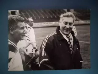 Оригинальная фотография.Г.Зонин, Малыгин.Заря Ворошиловград/Луганск СССР/Украина