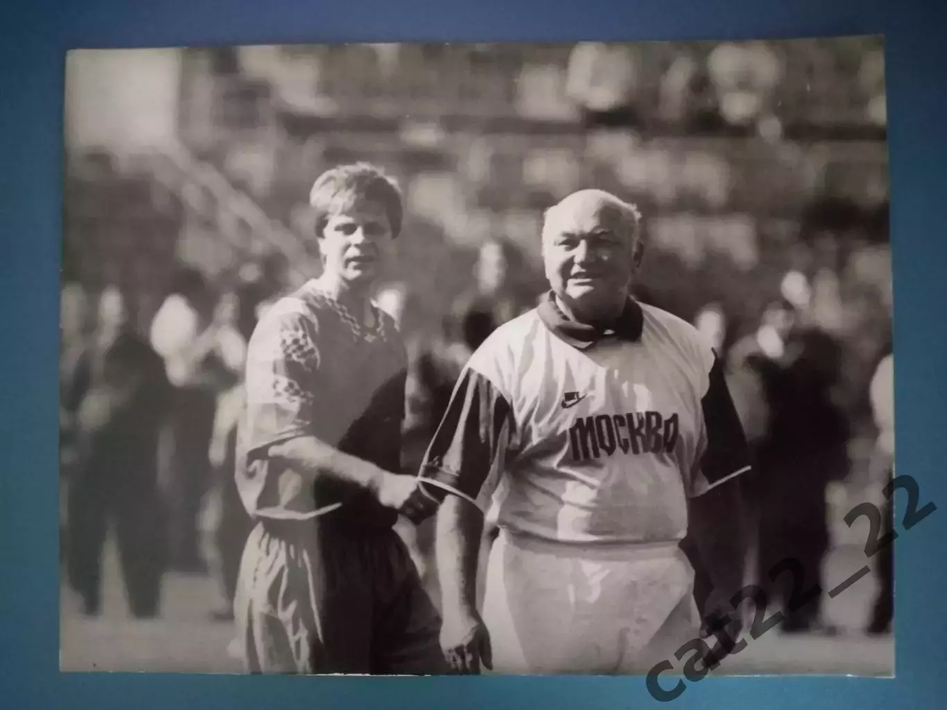 Оригинальная фотография. Николай Толстых, Юрий Лужков Москва/Россия 1990-е года