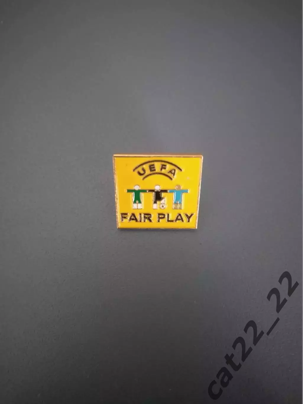 Знак/значок оригинальный официальный УЕФА. Фейр Плей