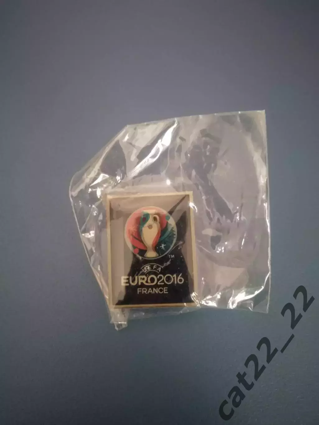 Знак/значок оригинальный официальный ЕВРО - 2016. Чемпионат Европы 2016