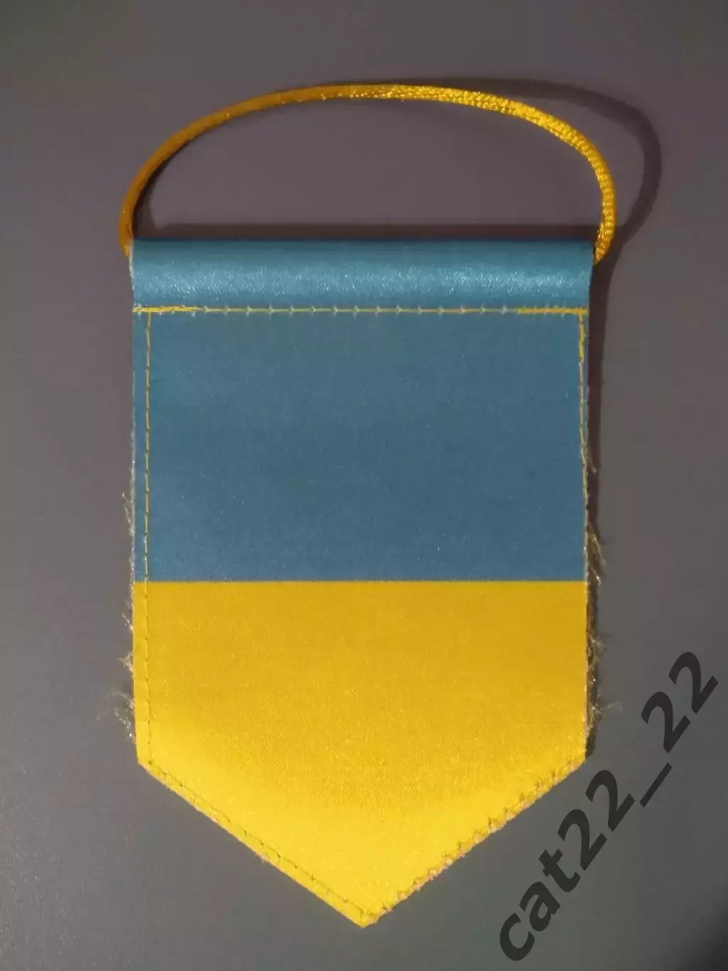 Вид вымпела 1. Официальный вымпел УАФ для предматчевых мероприятий. Украина 2025 1