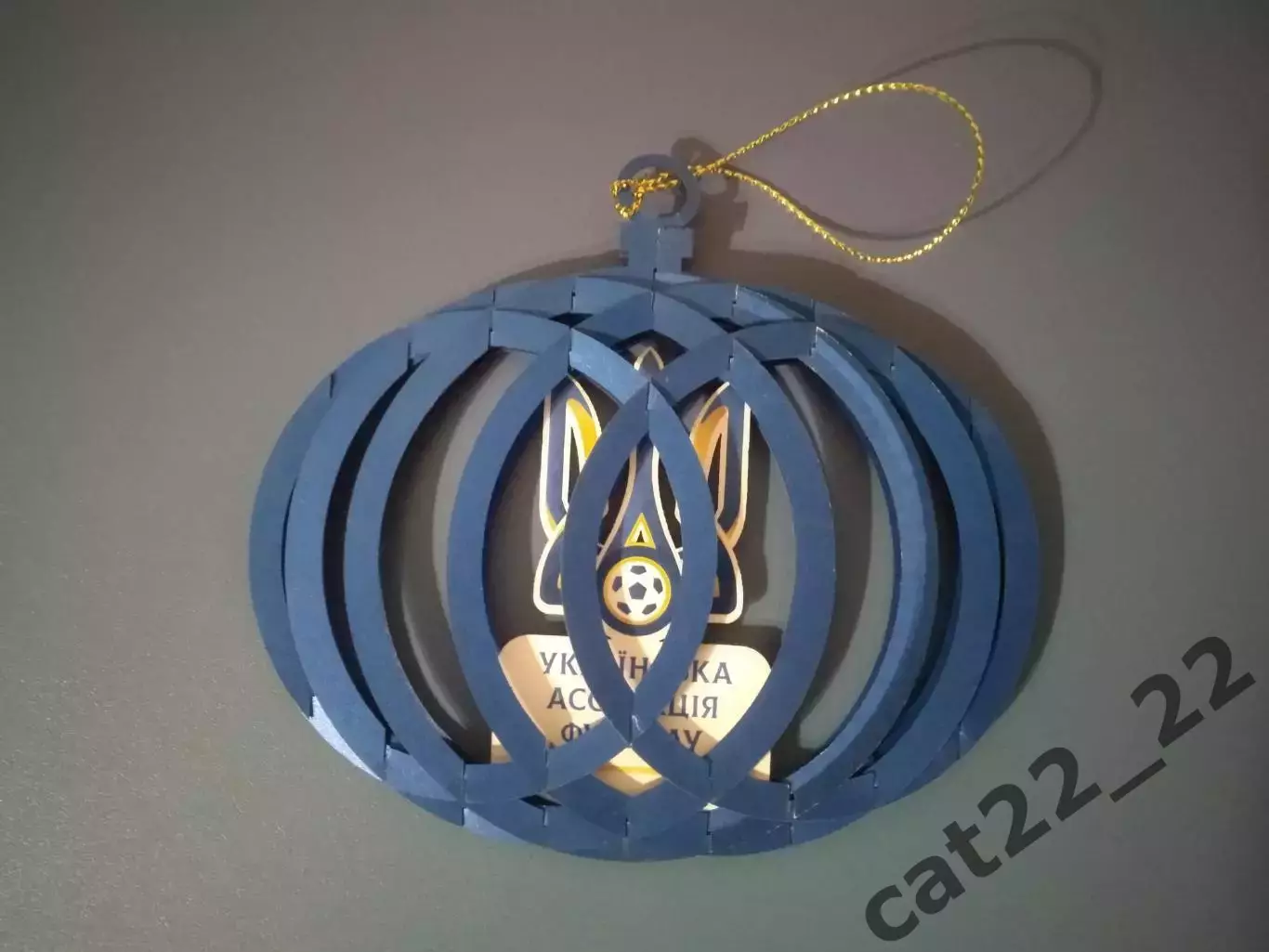 Украшение на елку. Елочная игрушка. Официальное изделие УАФ. Украина 2025