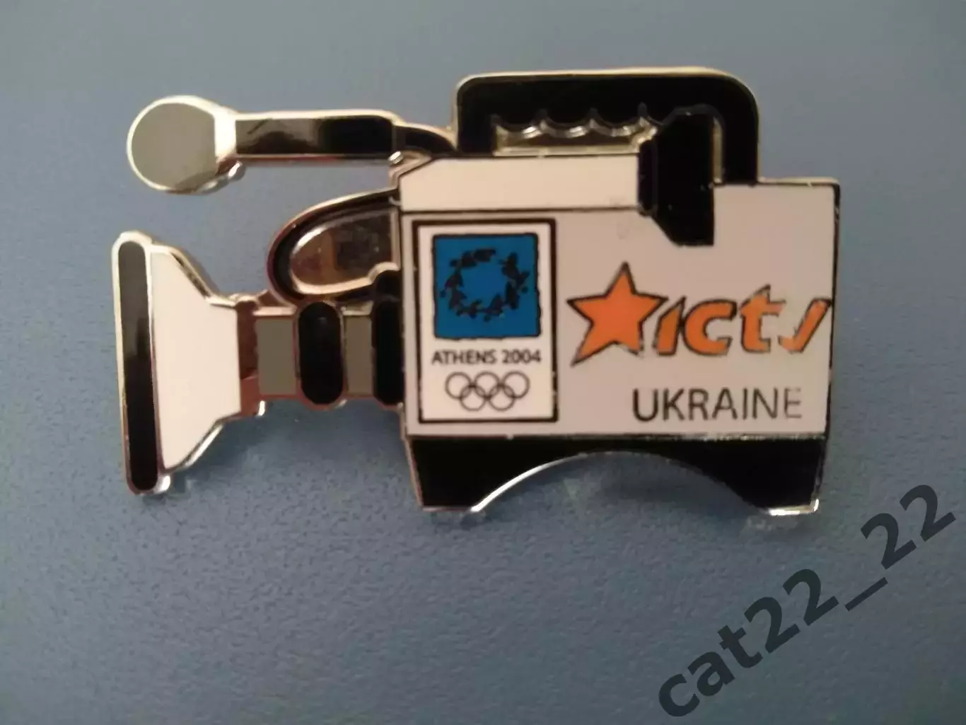 Знак/значок Олимпийские игры 2004. Телевидение. Украина 2004