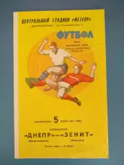 Днепр Днепропетровск СССР/Украина - Зенит Ленинград СССР/Россия 1977