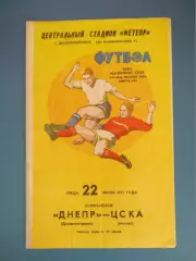 Днепр Днепропетровск СССР/Украина - ЦСКА Москва СССР/Россия 1977