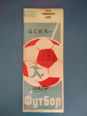 ЦСКА Москва СССР/Россия - Днепр Днепропетровск СССР/Украина 1977