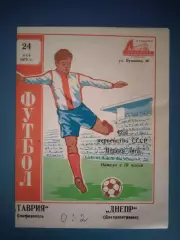 Таврия Симферополь Крым - Днепр Днепропетровск 1979