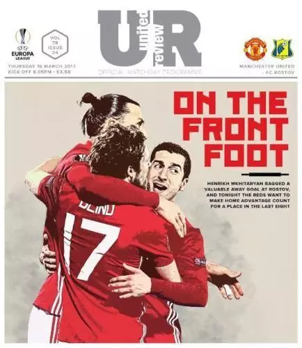 ЦЕНА до 26.04 МАНЧЕСТЕР ЮНАЙТЕД - РОСТОВ 2017