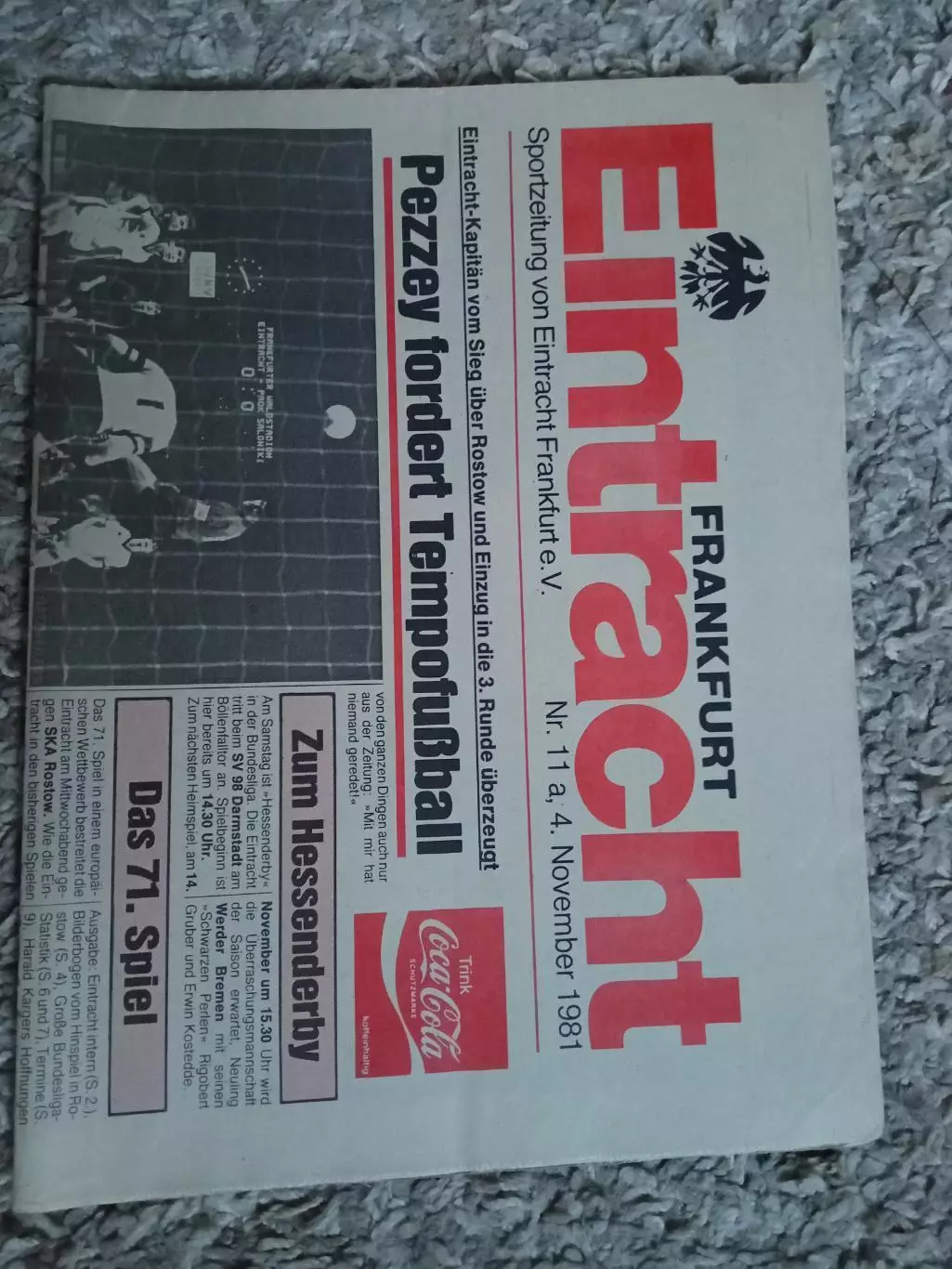АКЦИЯ! Айнтрахт - СКА Ростов 1981