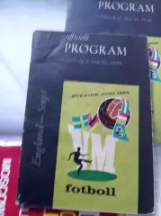 РАСПРОДАЖА!!! АНГЛИЯ - СССР 08-06-1958 ЧМ