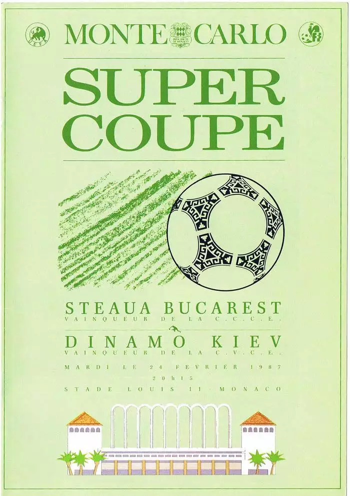 Стяуа - Динамо Киев 1987 суперкубок идеал