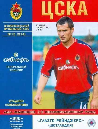ЦСКА - Рейнджерс 2004