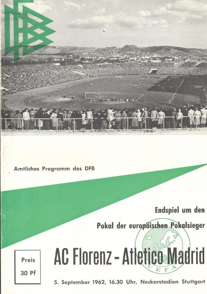 Финал Фиорентина-Атлетико 1962 Переигровка