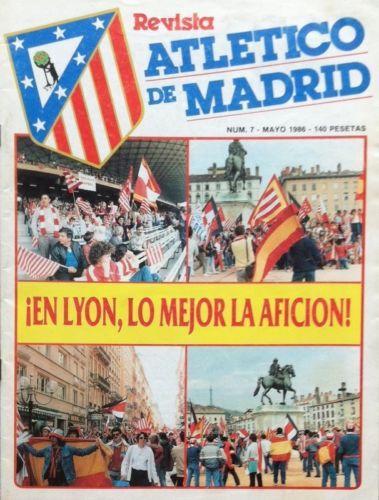 АТЛЕТИКОИСПАНИЯ - ДИНАМО КИЕВ 1986 ( Официальное Испанское издание)