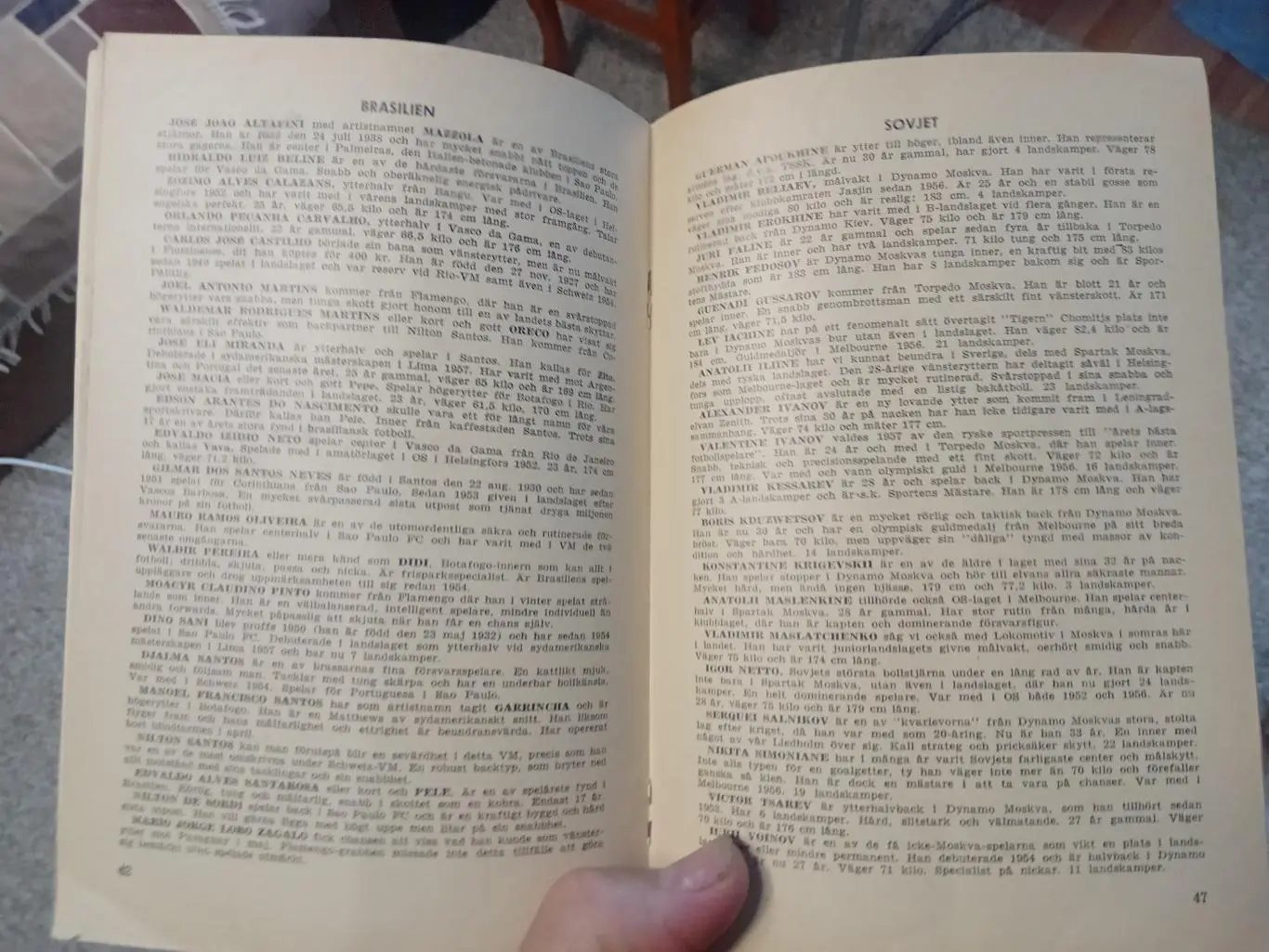 РАСПРОДАЖА!!! БРАЗИЛИЯ - СССР 1958 ЧМ 1