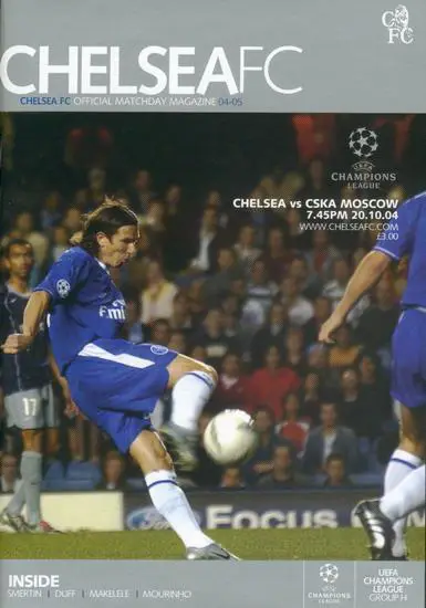 Челси - ЦСКА Москва 2004