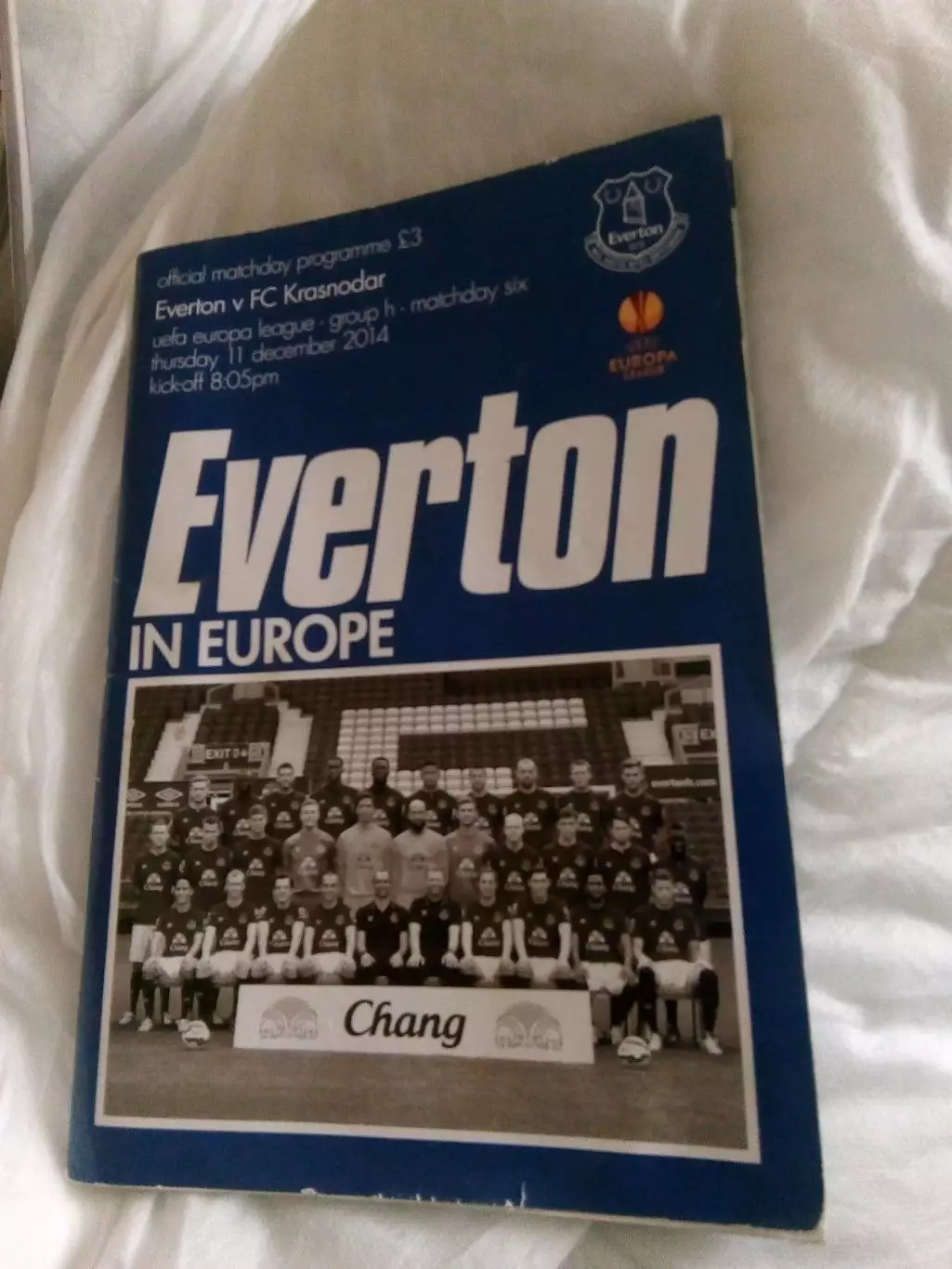 ЦЕНА до 11.10 !Эвертон - Краснодар 2014