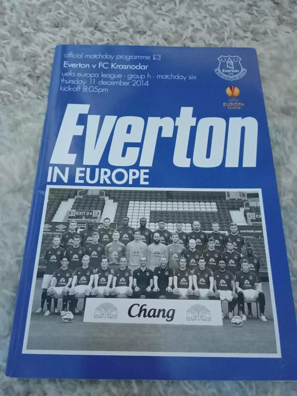 ЦЕНА до 16.12 Эвертон - Краснодар 2014
