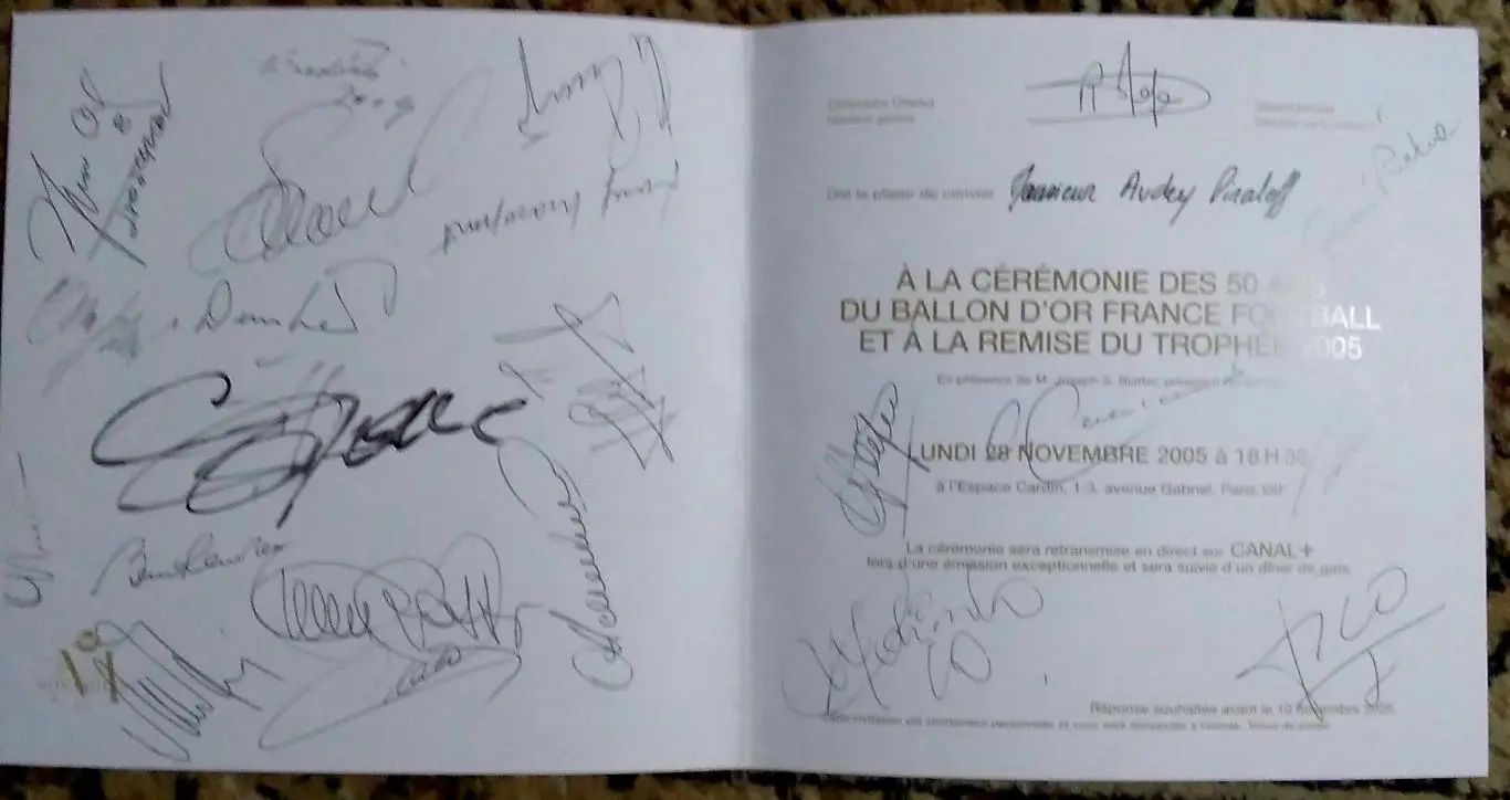 Золотой мяч франс футбол 1