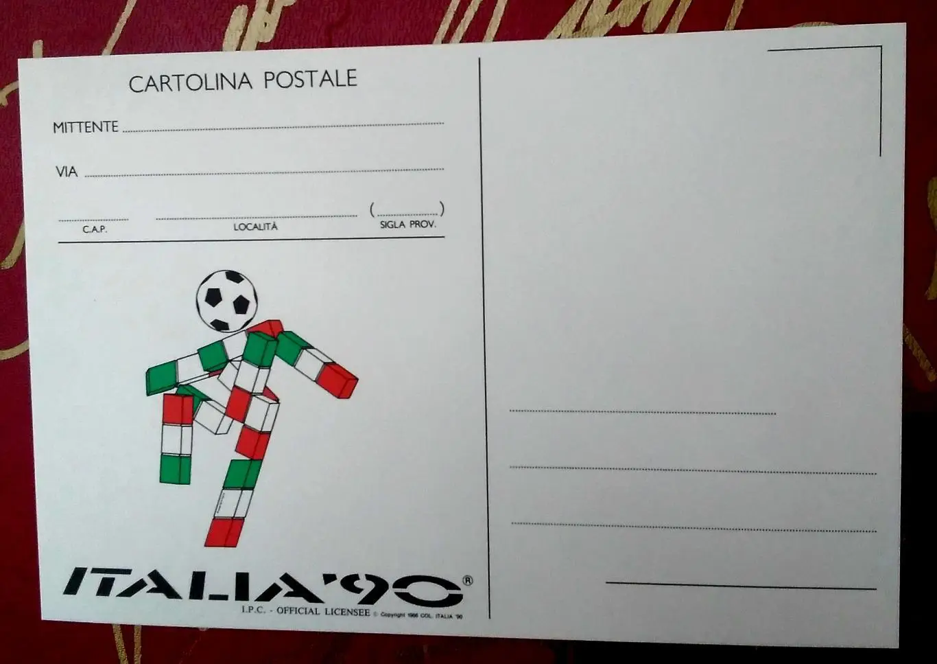 Футбол чемпионат мира италия 1990 1