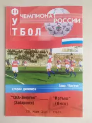 Ска(Хабаровск) - Иртыш(Омск). 2 дивизион. 20/05/2001.