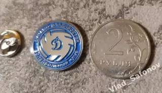 Значок. ВК Динамо(Владивосток). Эмблема.