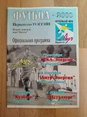 Луч(Владивосток) - Ска(Хабаровск). 2 лига. 11/09/2000.