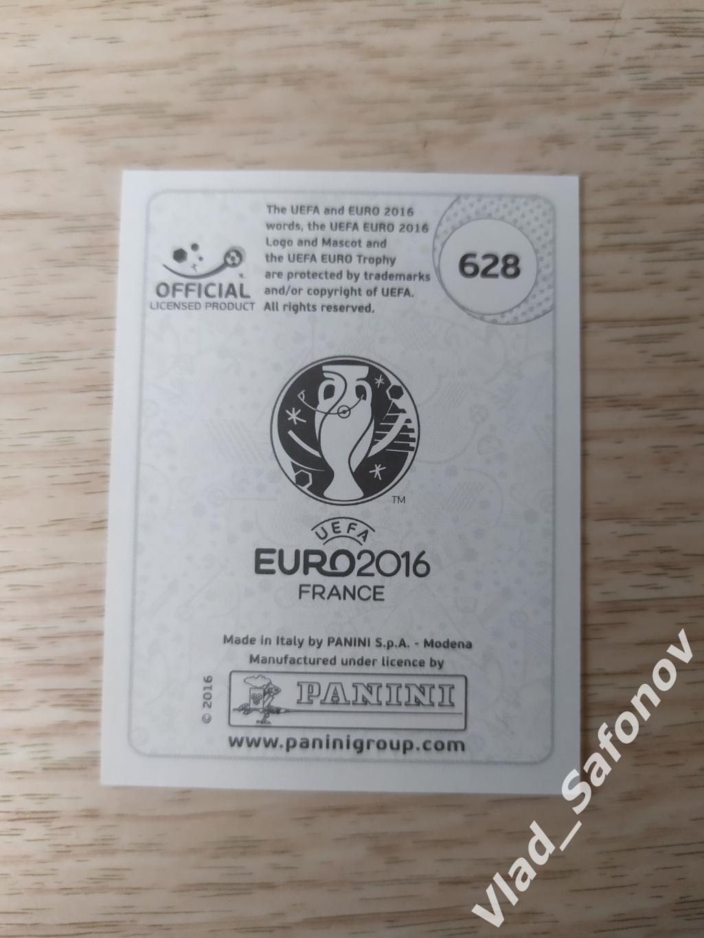 Наклейка Panini. Гуденсон. Евро 2016. 1