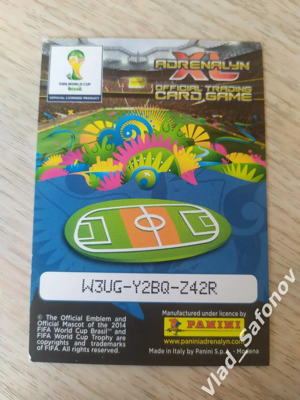 Карточка. Кристиан Боланьос(Коста-Рика). Чемпионат мира. Бразилия 2014. 1