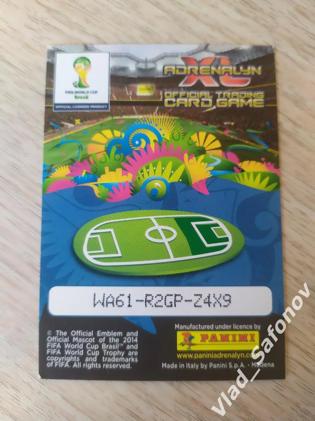 Карточка. Кевин Миральяс(Бельгия). Чемпионат мира. Бразилия 2014. 1