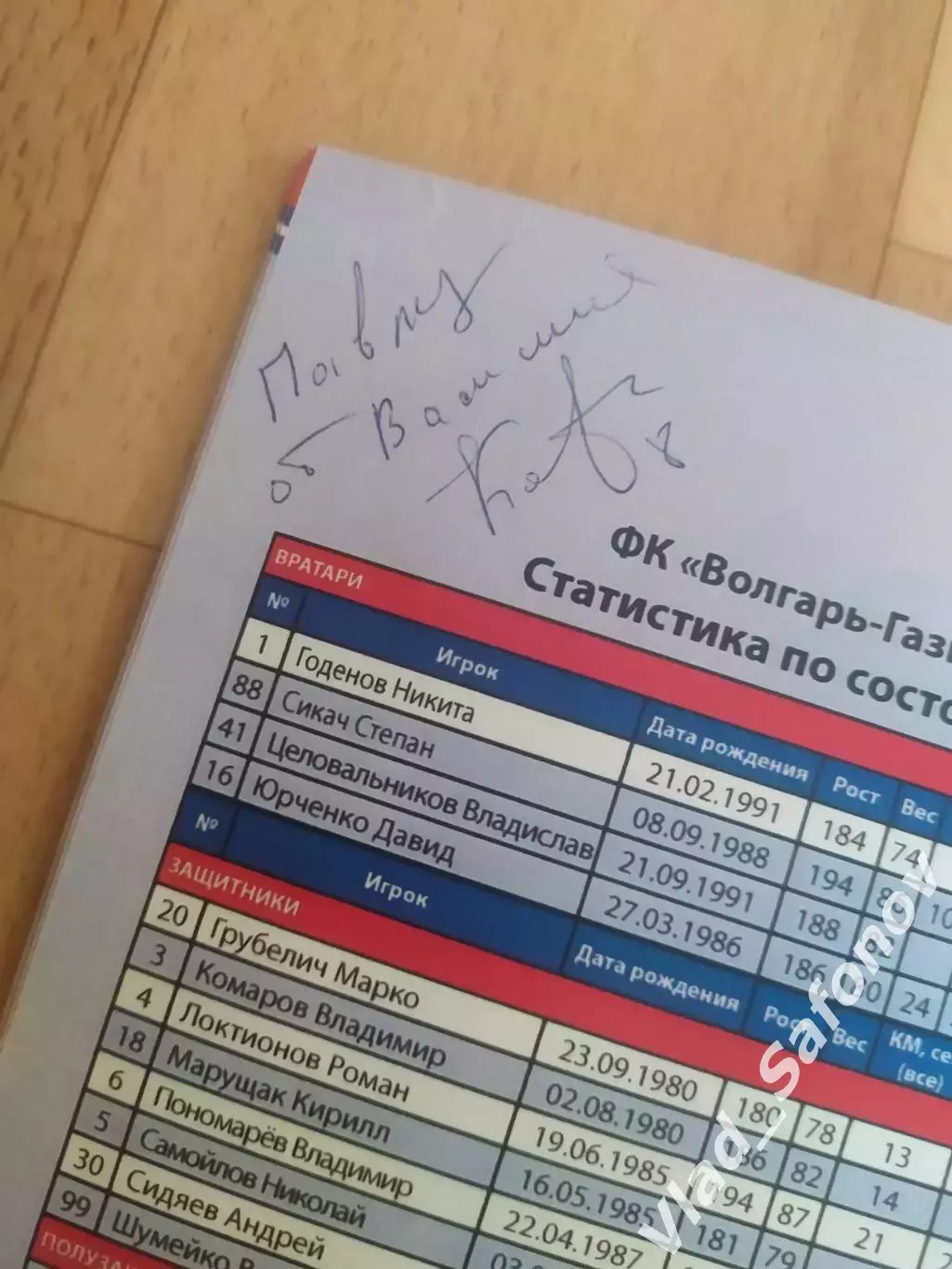 Ска(Хабаровск) - Волгарь/Ротор + автограф Кармазиненко. 24-27/10/2010. 1