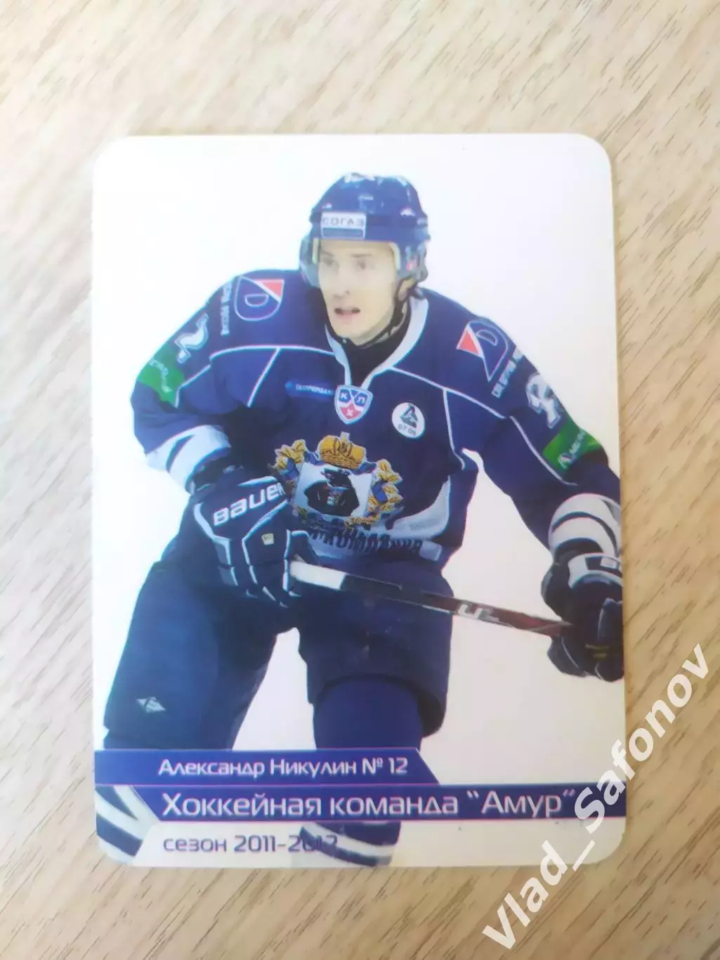 Календарик. Амур(Хабаровск) 2011/2012. Александр Никулин.