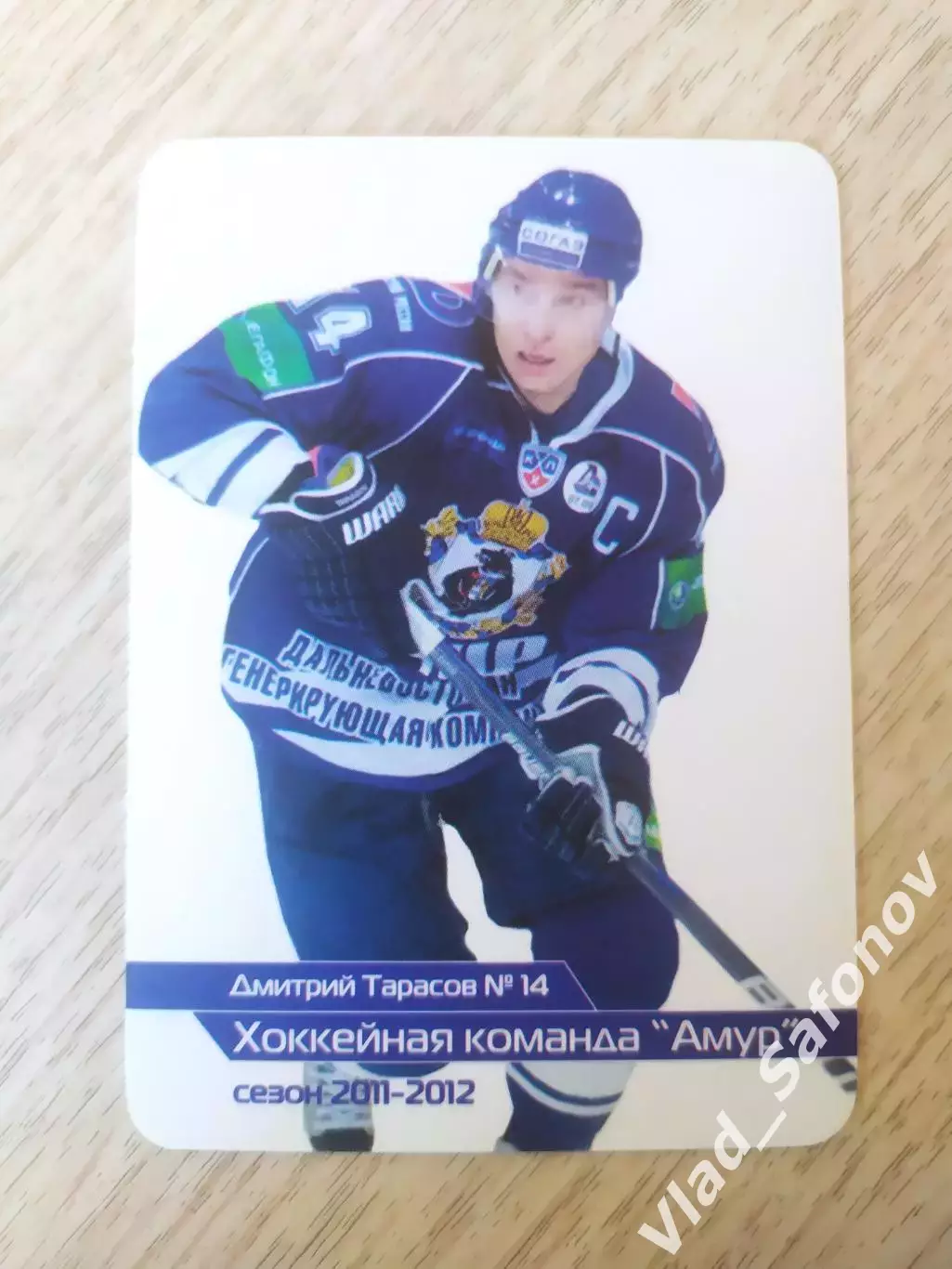 Календарик. Амур(Хабаровск) 2011/2012. Дмитрий Тарасов.