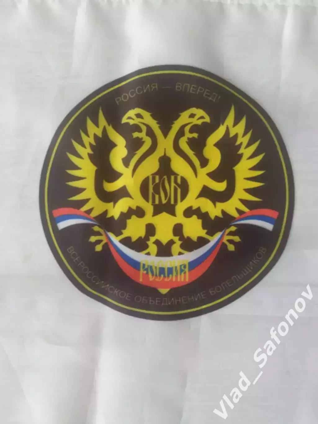 Флаг. Вперед Россия. Всероссийское объединение болельщиков. 1
