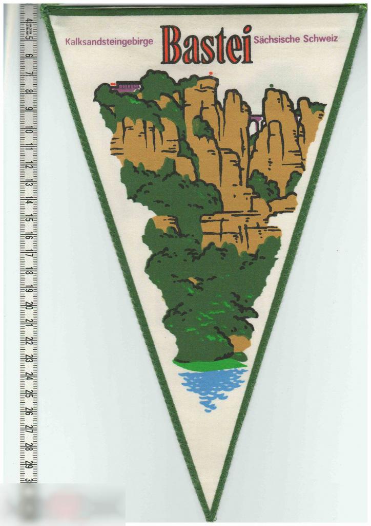 Вымпел, Вымпела, Геральдика, Бастай, Bastei, Швейцария, Саксония, Германия, Скалы, Туризм 1