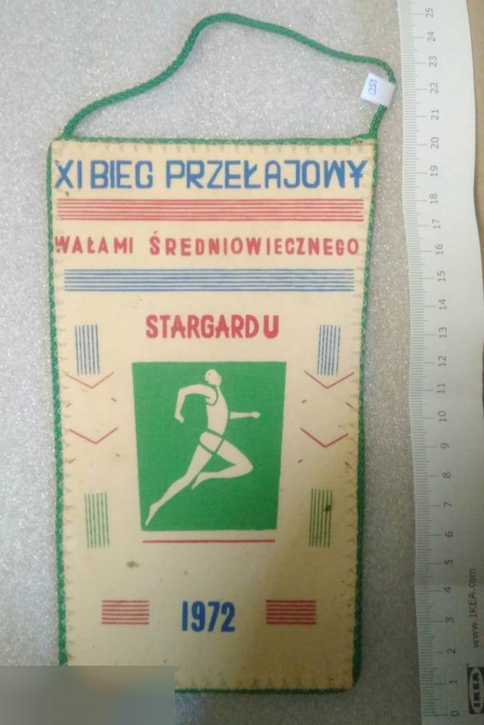 Вымпел, Вымпела, Спорт, Легкая Атлетика, Кросс, 1972 год, Старгард-Щециньски, Польша