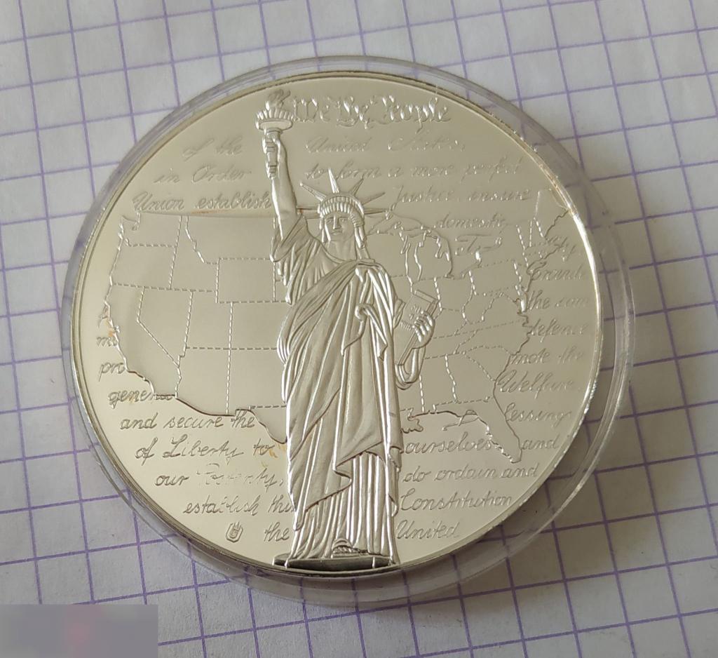 Доллар, One Dollar, 1 Доллар, США, Америка, 25 Центов, Цент, Висконсин, 2004 год,1